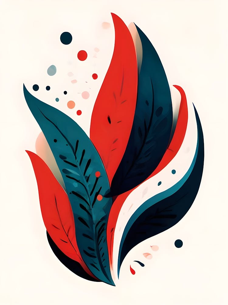 Abstract Leaves 6