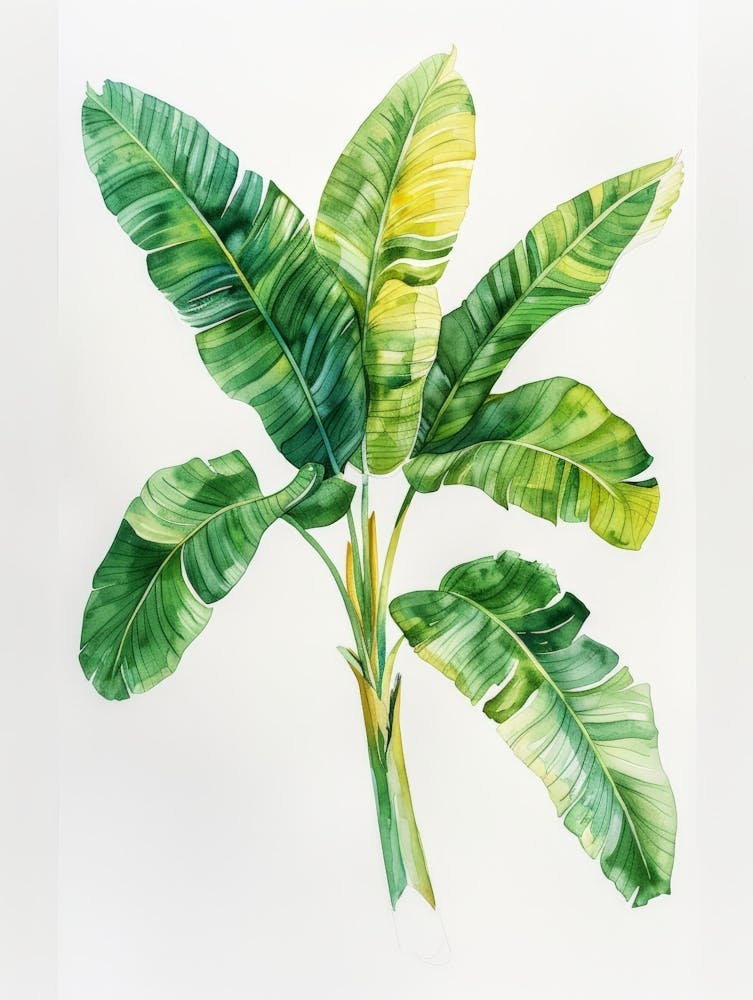 Banana Leaf Painting