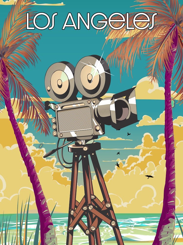 Vintage Los Angeles Movie Camera