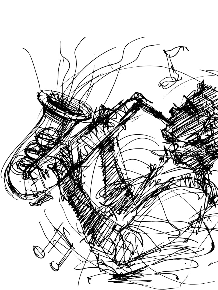 Saxophone Player 1