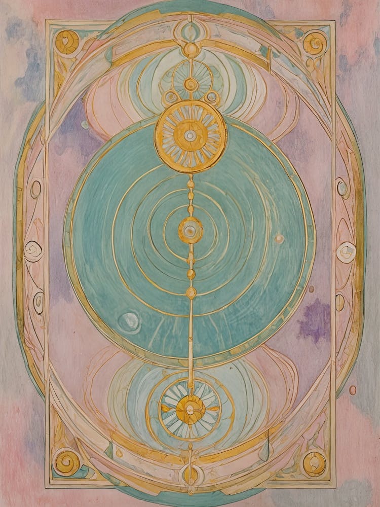 Tarot Card In Pastel