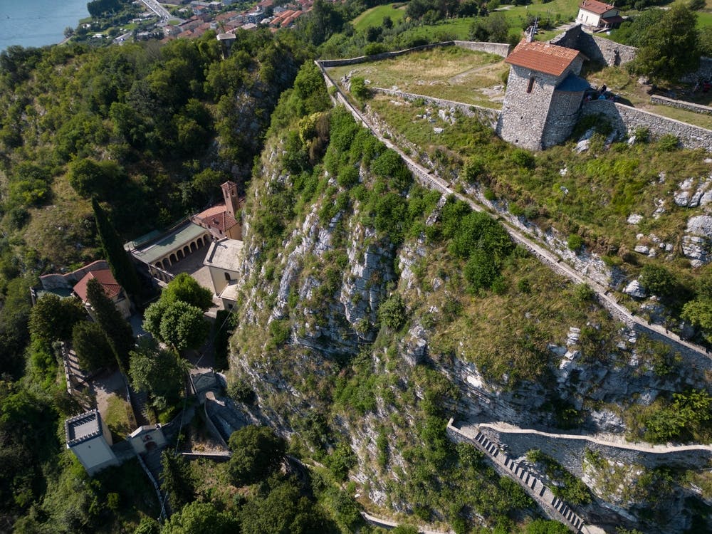 Aerial View Of Castello dell'Innominato