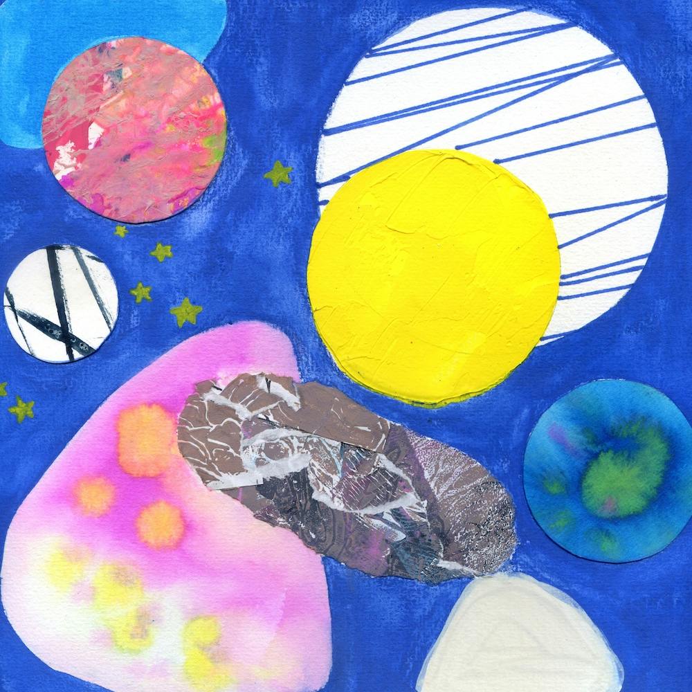 Watercolor Planets N.o 7