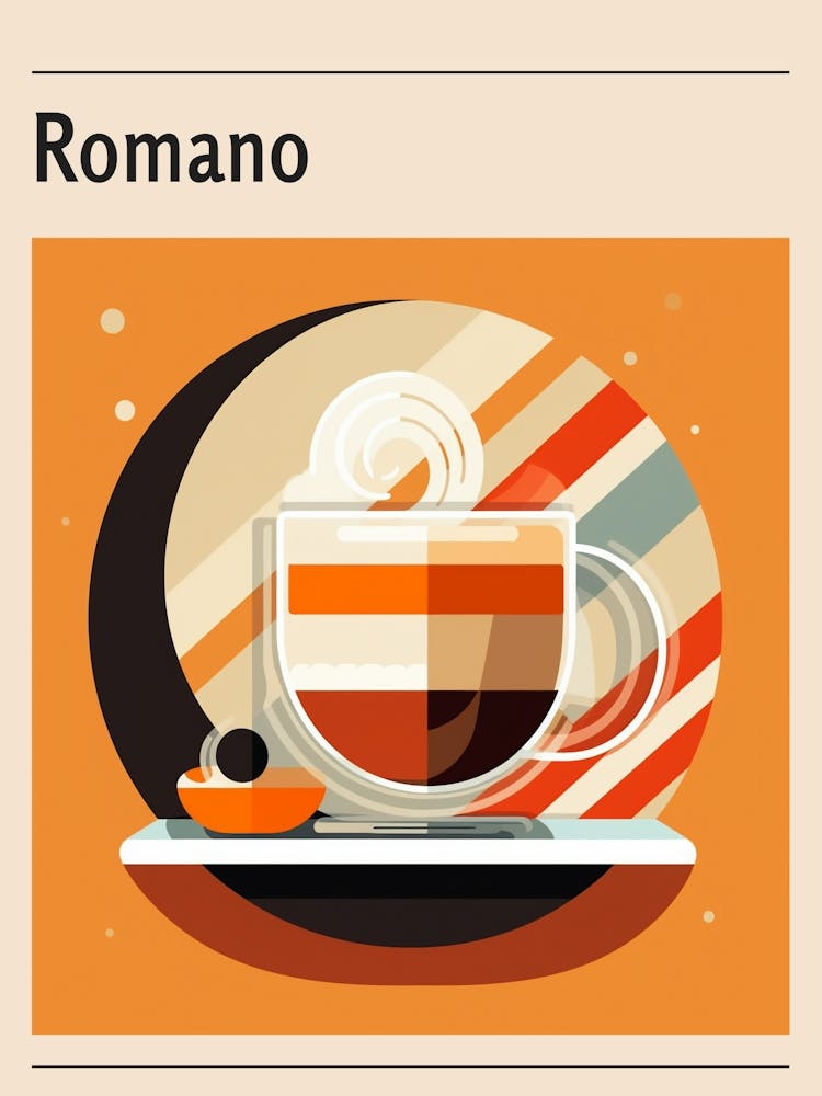 Romano Midcentury Modern Poster