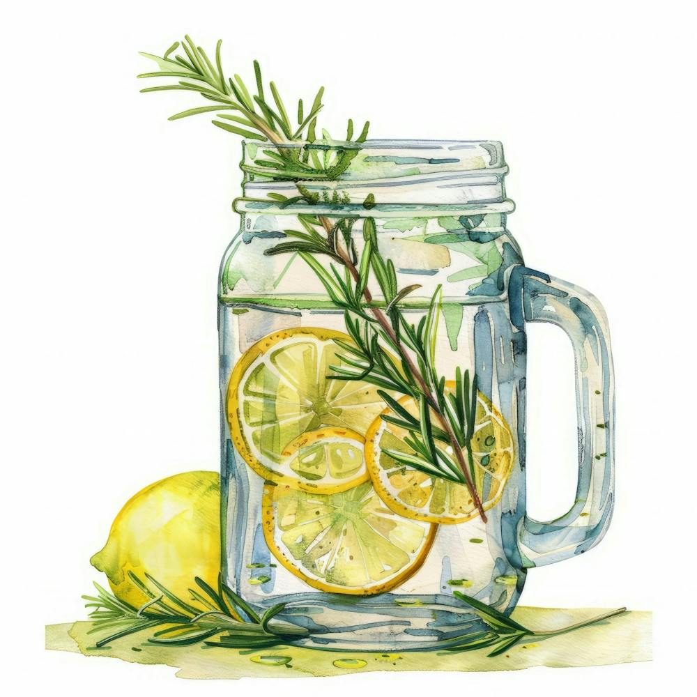 Water In A Mason Jar 1