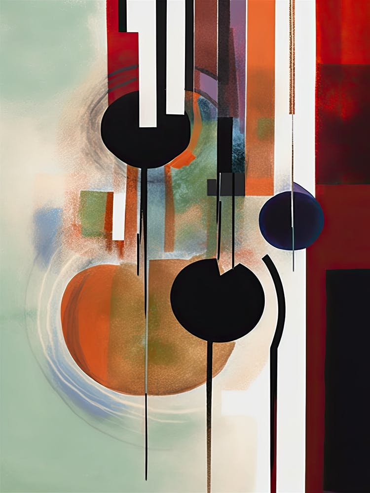 Cherries Painting Abstract 1