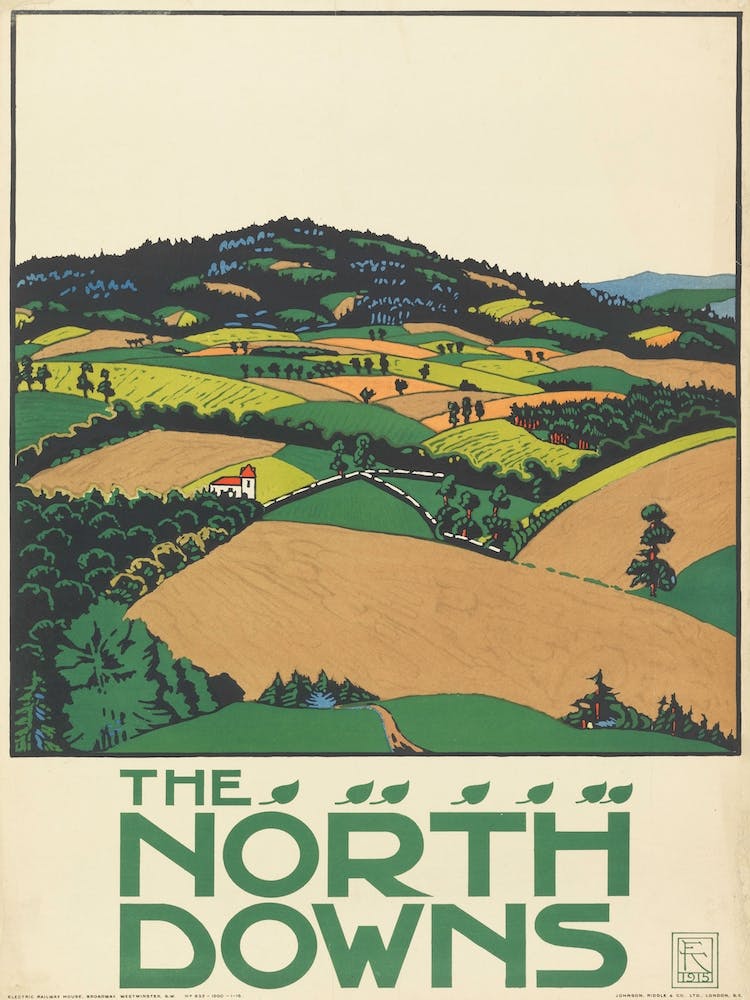 The North Downs, London Underground