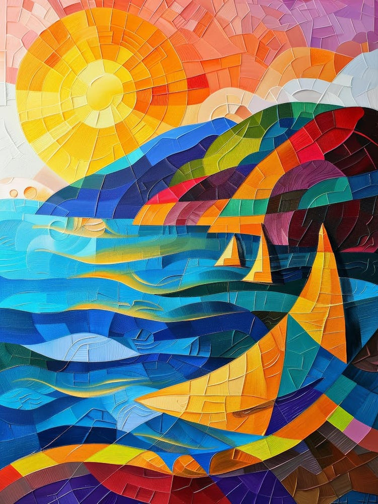 Sailboats On The Sea