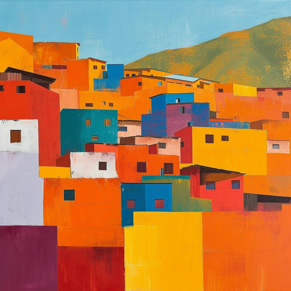 Abstract Travel Collection La Paz Bolivia 3