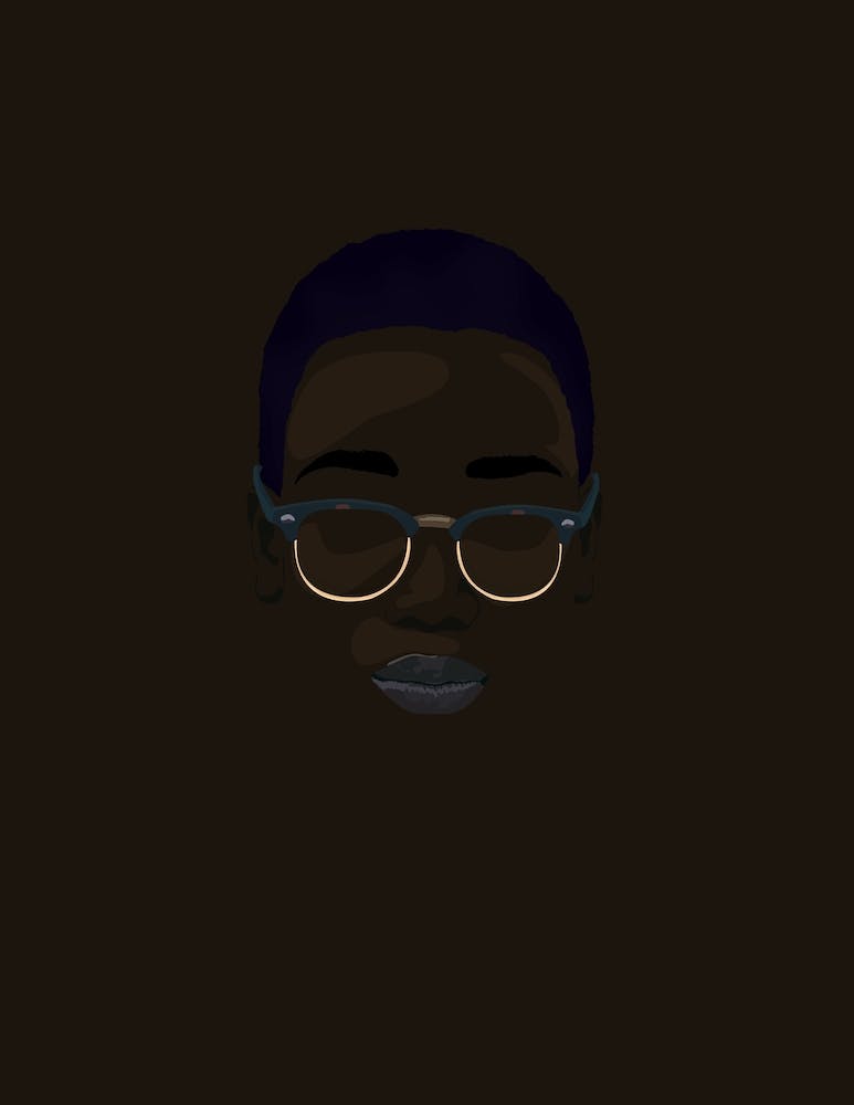 Portrait Of A Black woman