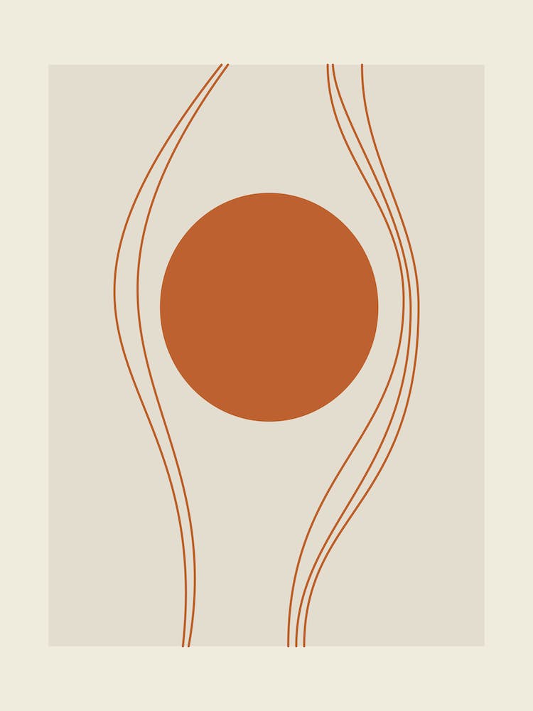 Orange And Beige 1
