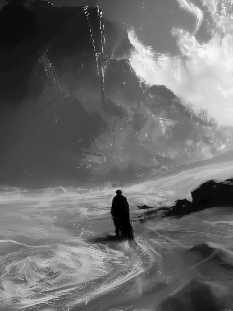 Man In The Snow