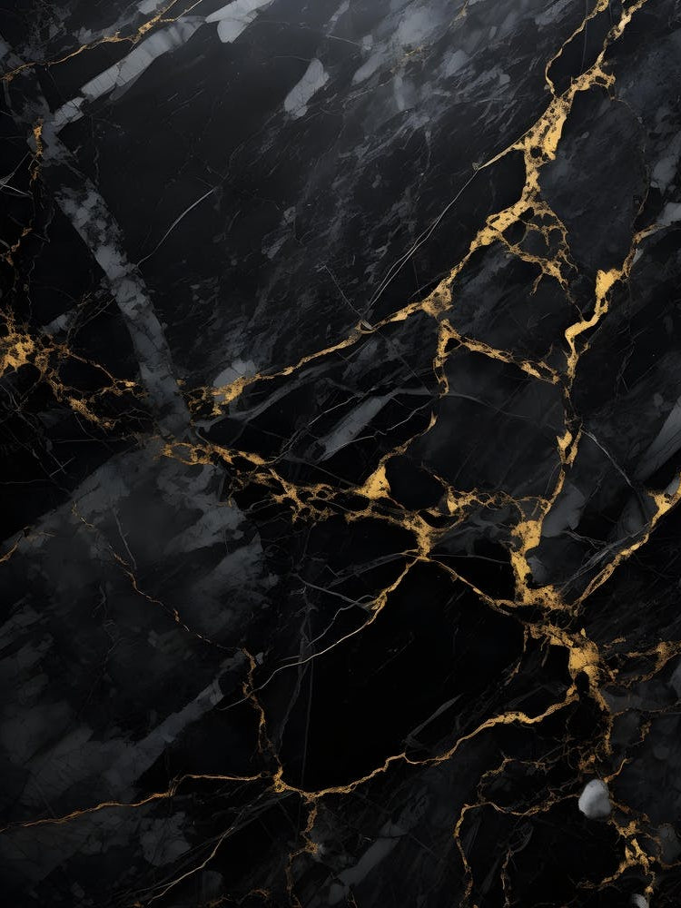 Black And Gold Marble