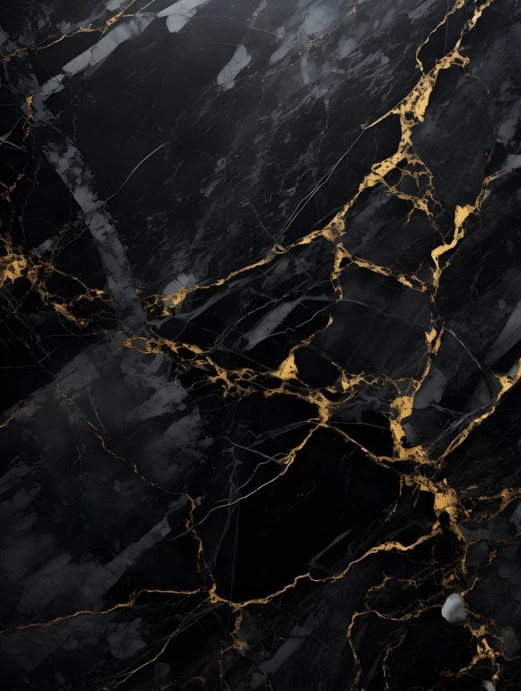 Black And Gold Marble