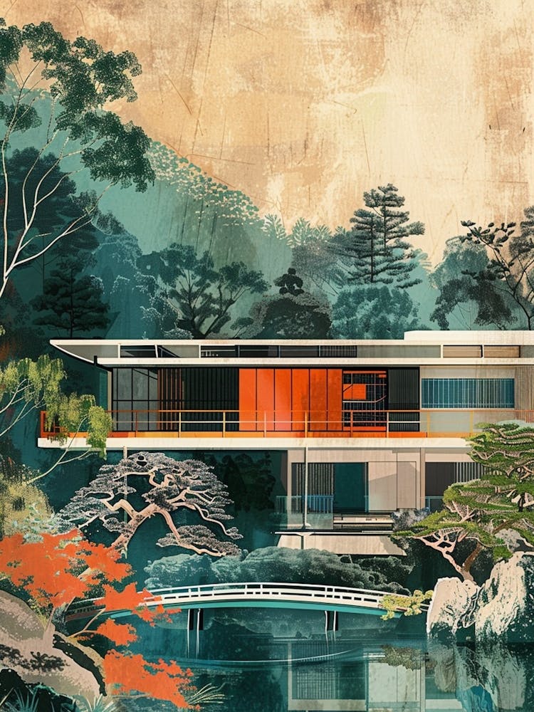 Hakone Open Air Museum Japan Mid Century Modern 2