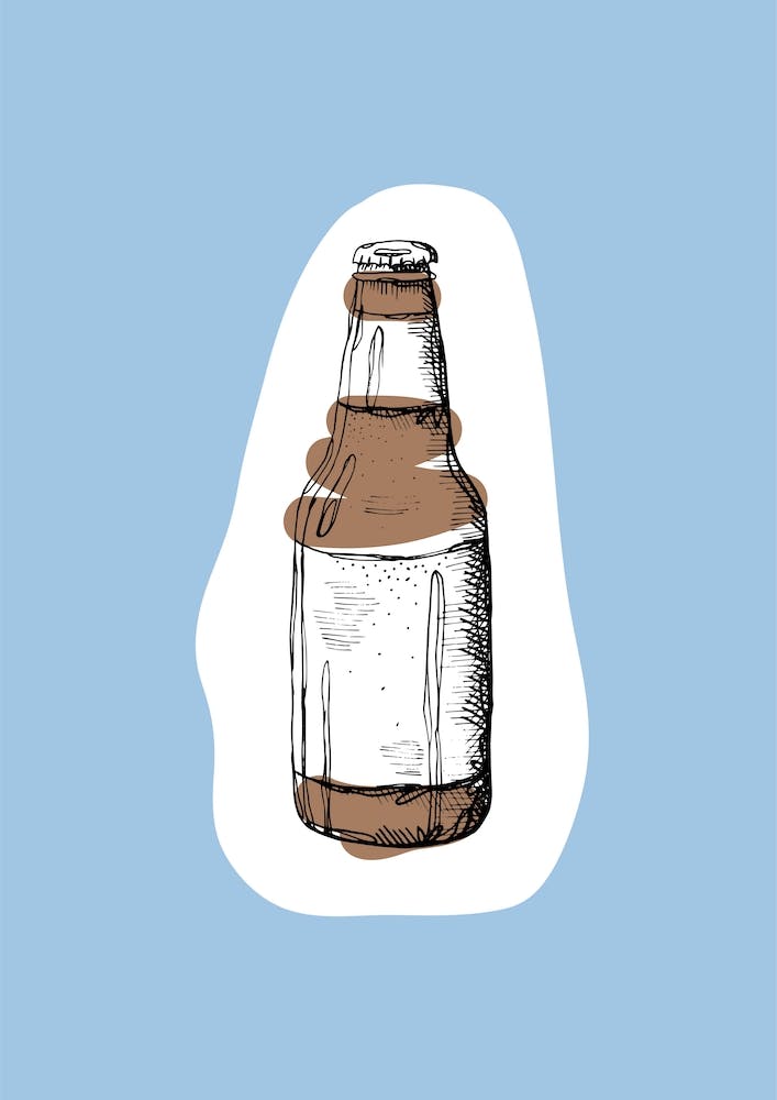 Kitchen Pop Beer Blue