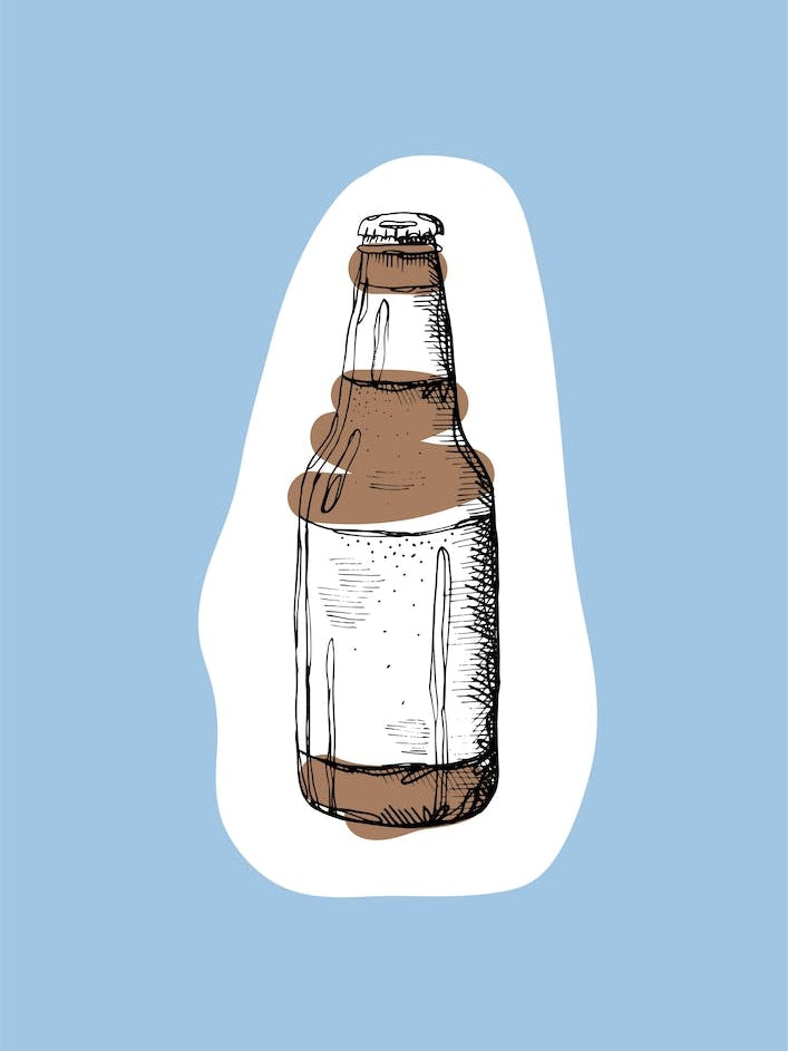 Kitchen Pop Beer Blue