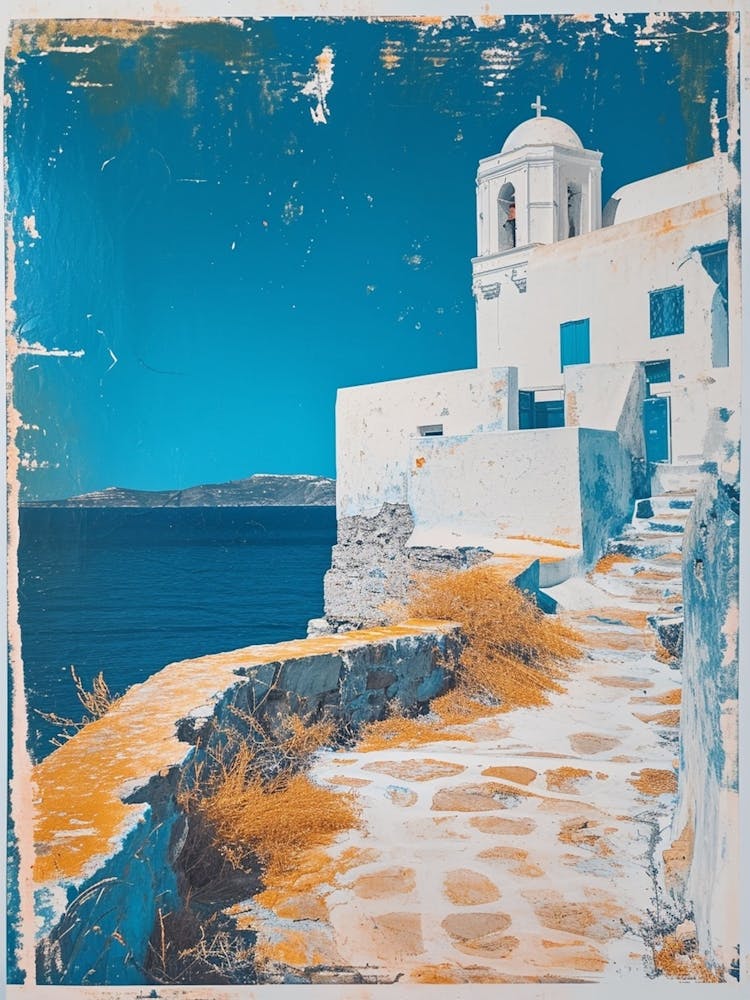 Mykonos Retro Polaroid Style 4