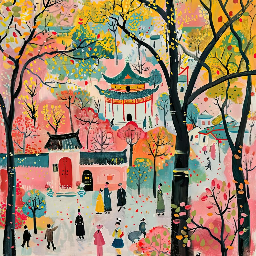 Kids Travel Illustration Xian 1