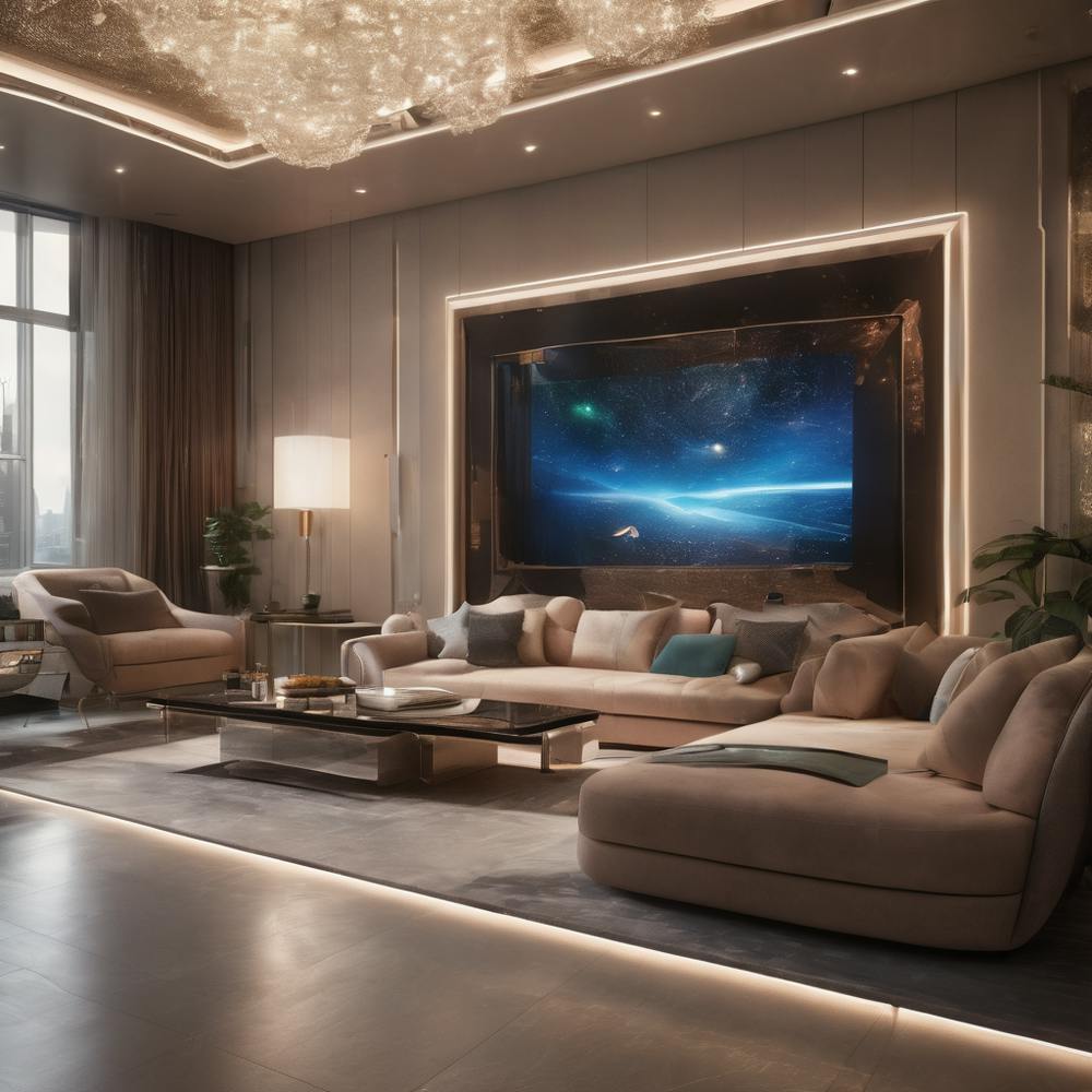 Futuristic interior design