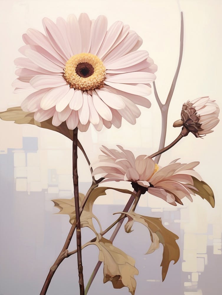 Floral Illustration Daisy 3