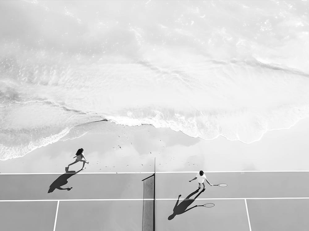 Tennis On The Beach 1