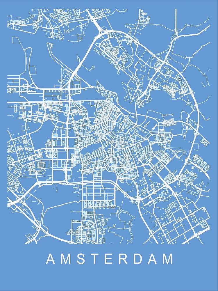 Amsterdam Map Blueprint