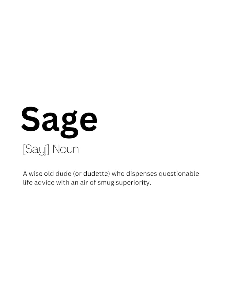 Sage Definition Meaning