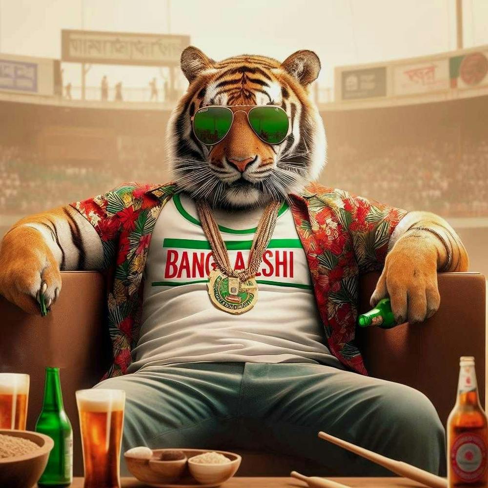 Tiger In A Chair