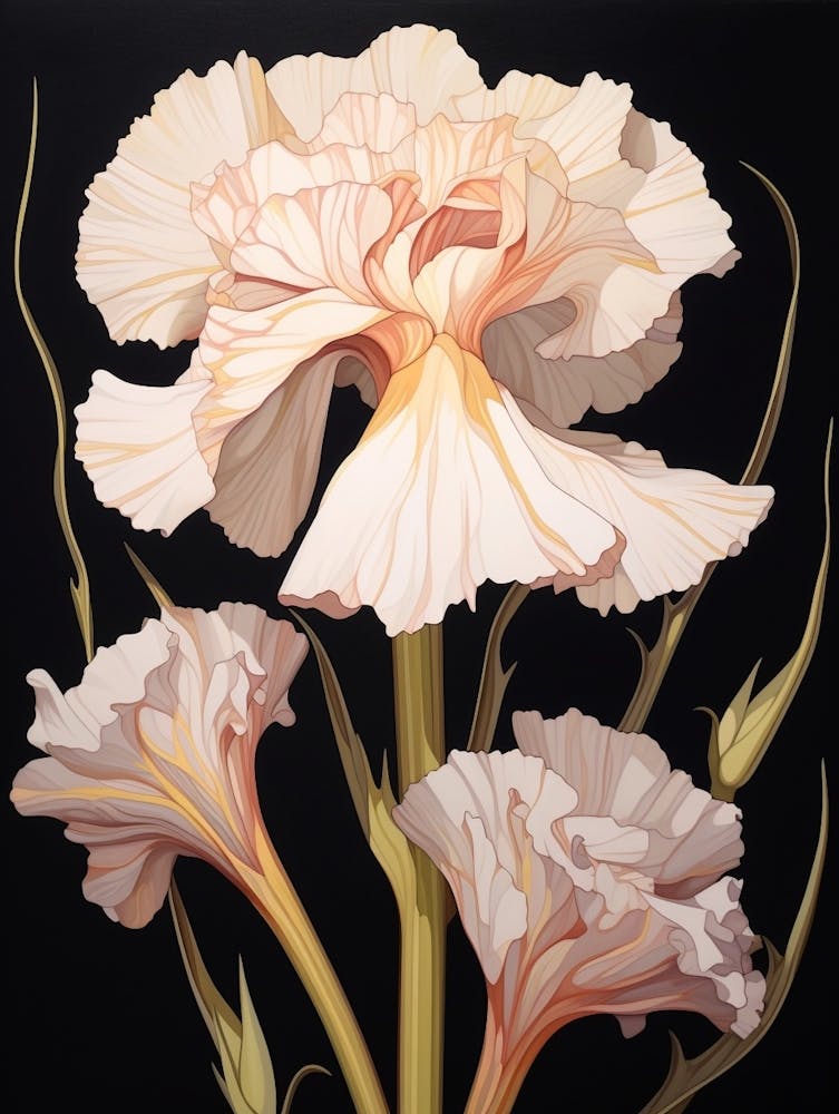 Flower Illustration Carnation Dianthus 6