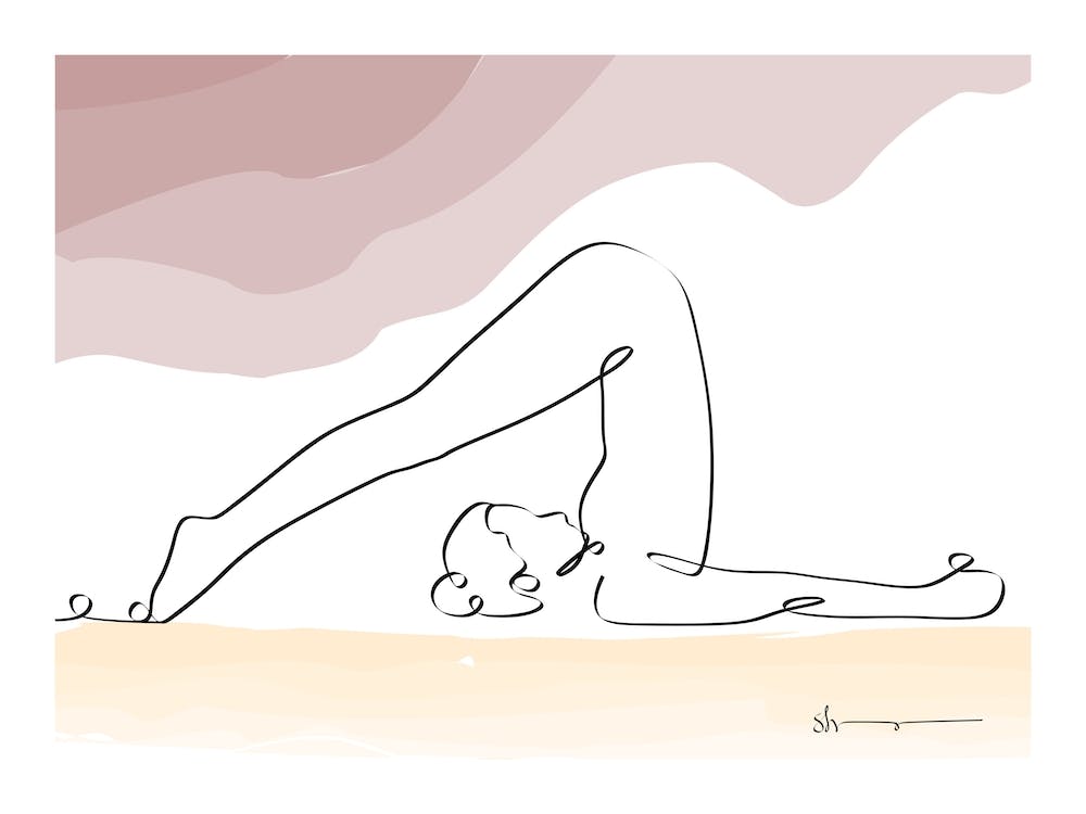 Plow Pose Halasana