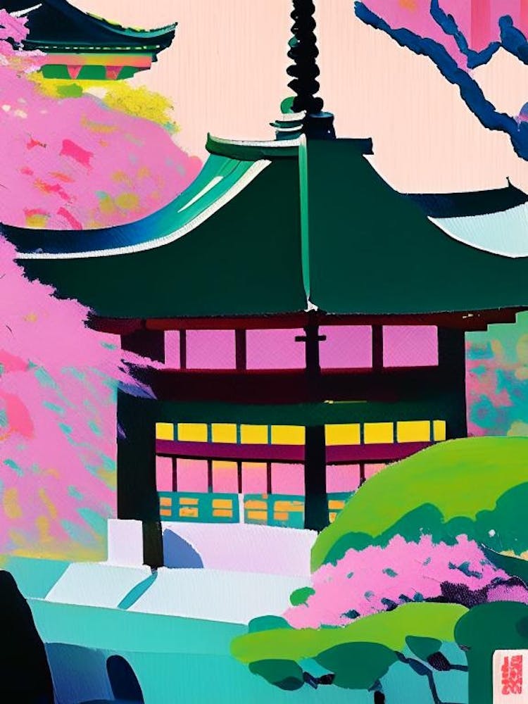 Ninna Ji Tempel, 1, Japan Abstraktes Stillleben