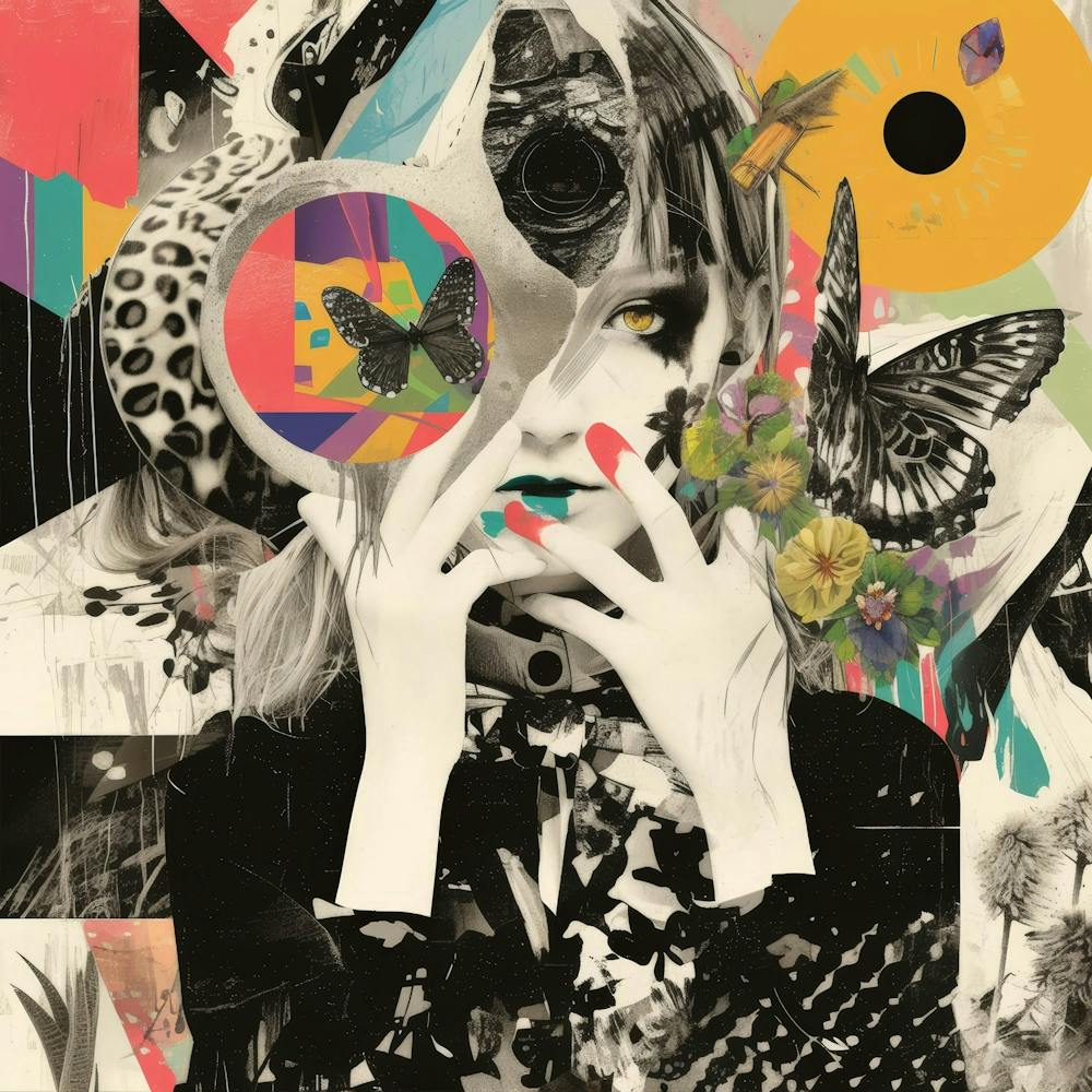 'The Girl With Butterflies'