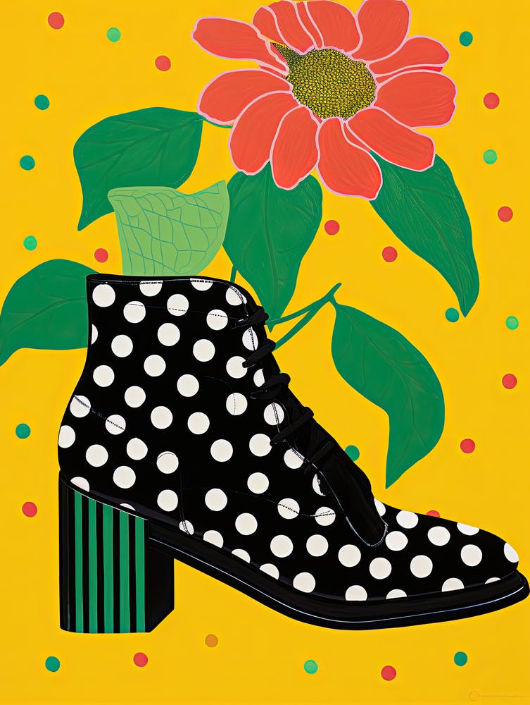 Petal Performance: Woman's Shoe Garden