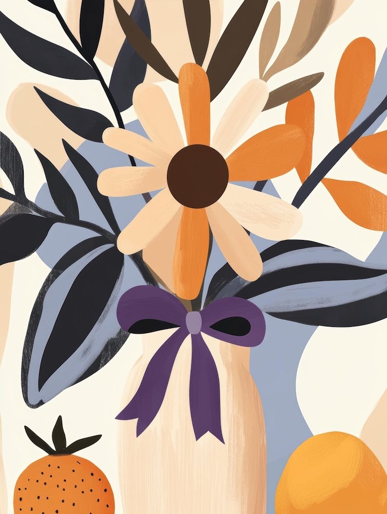 Oranges In A Vase 9