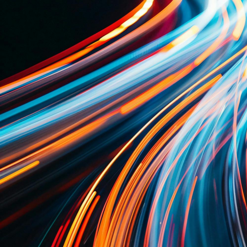 Abstract Light Trails