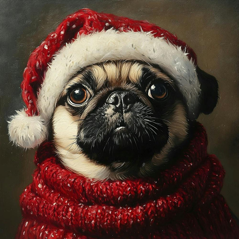 Christmas Pug 3