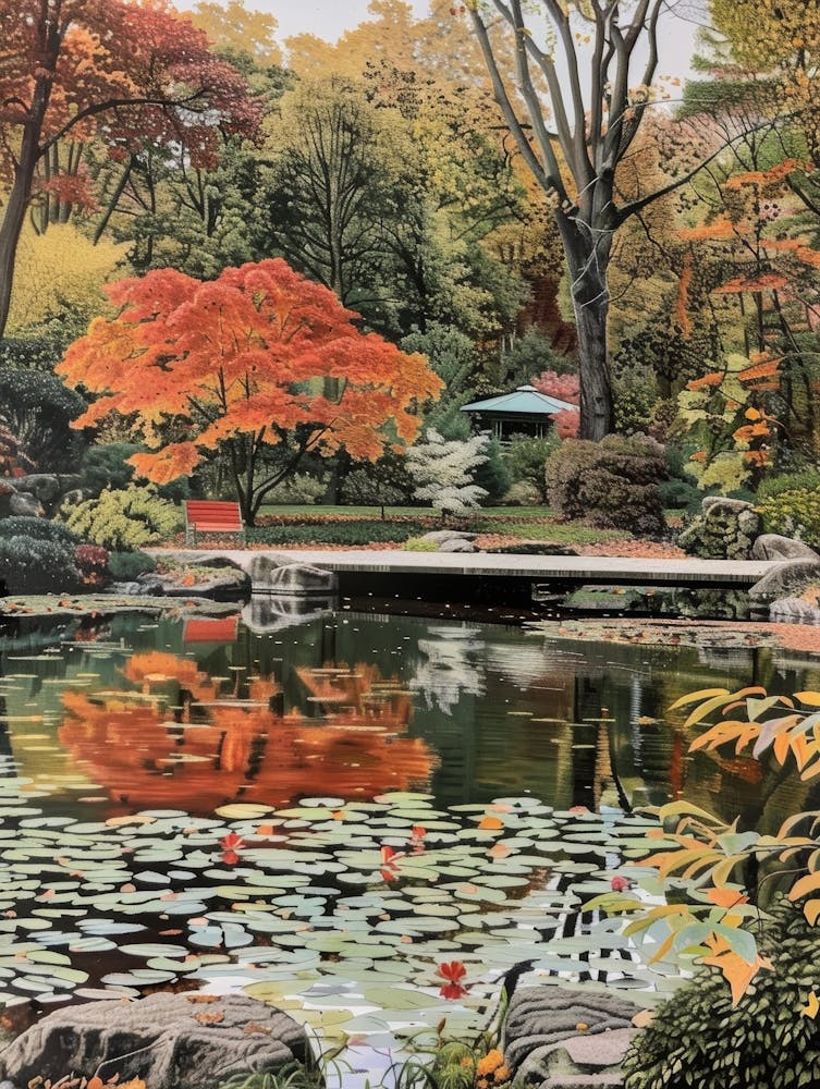 Pond In Autumn
