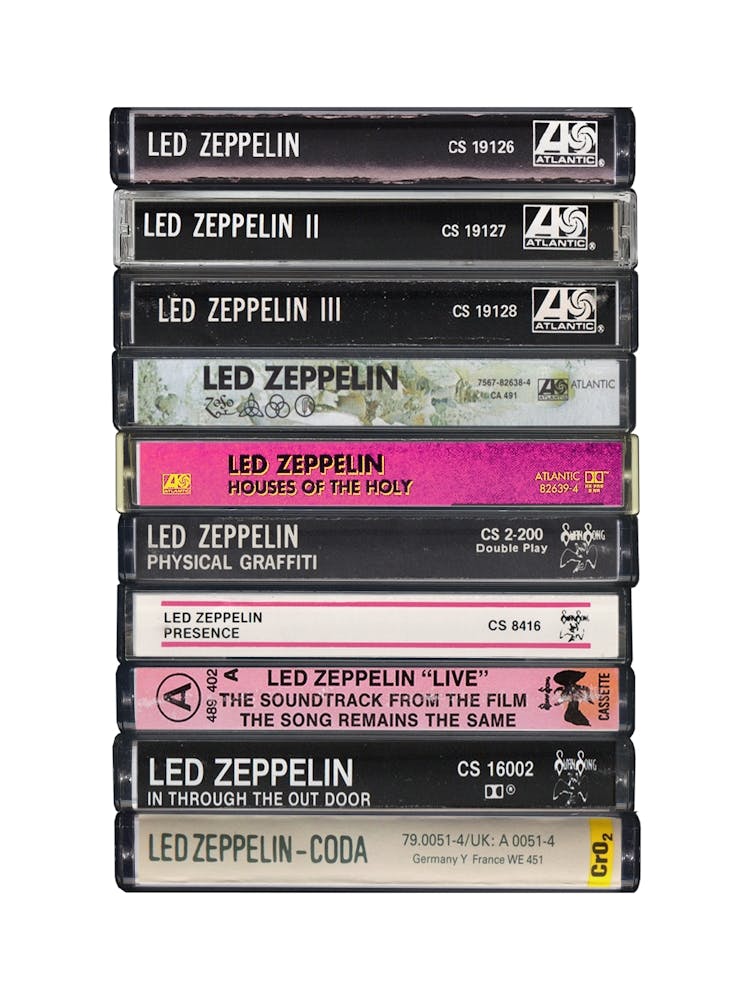 Led Zeppelin - Collected Albums - Cassette Print