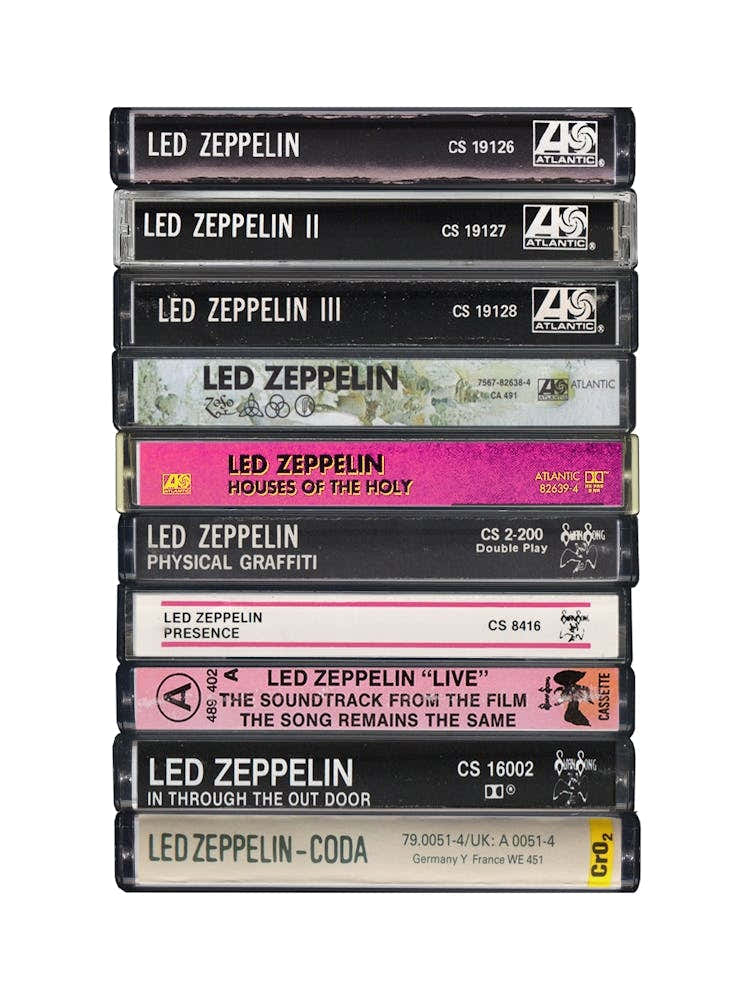 Led Zeppelin - Collected Albums - Cassette Print