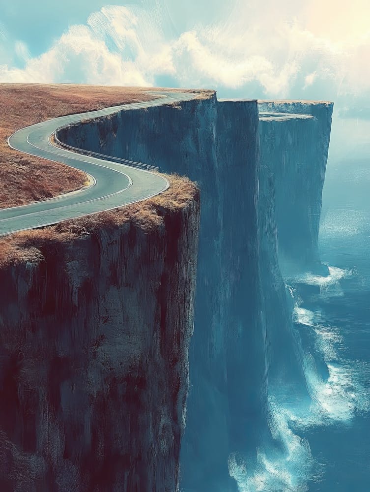 Cliff Road Scenic Drive, Extreme Winding