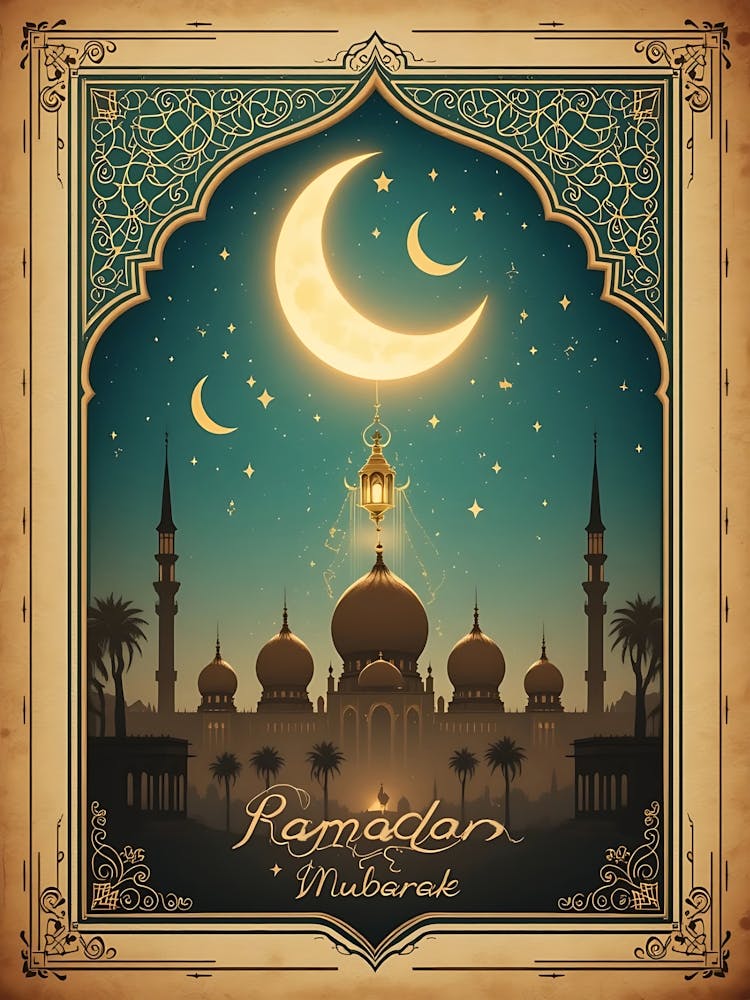 Ramadan Muslim Greeting Card