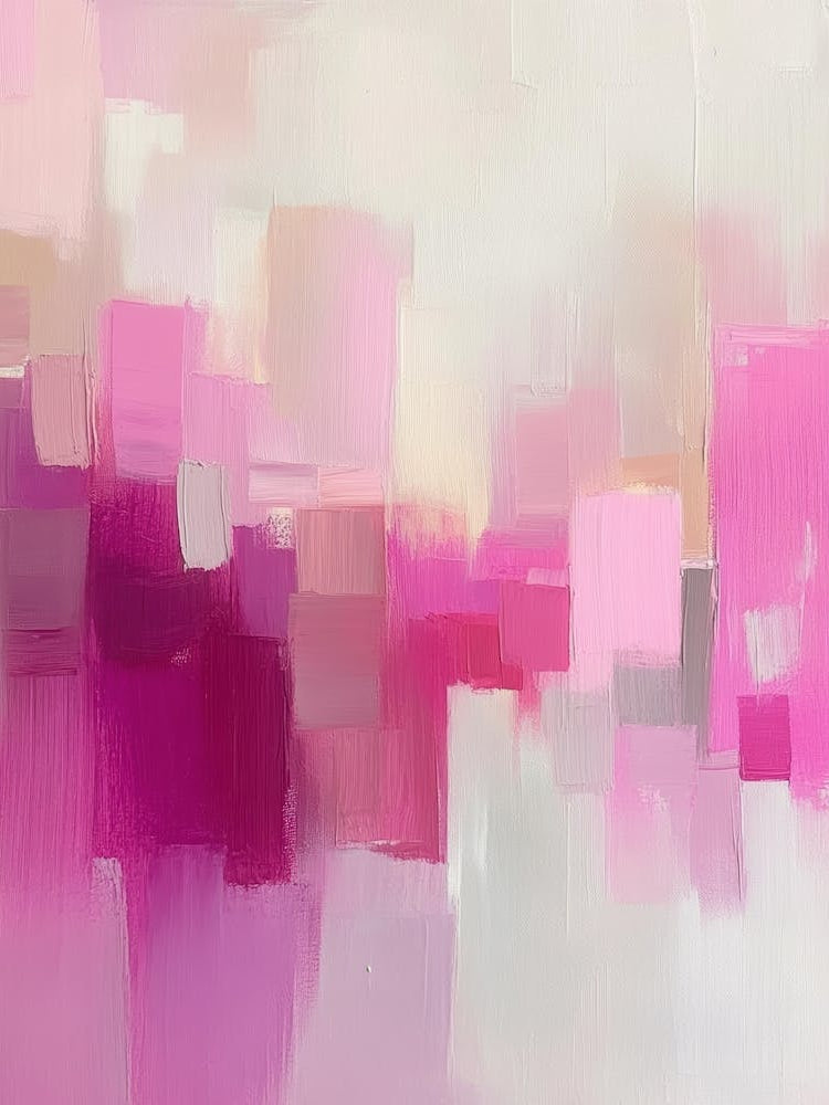 Pink Abstract Painting 1