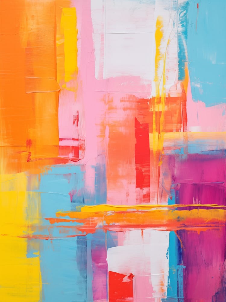 Abstract Colorful Painting