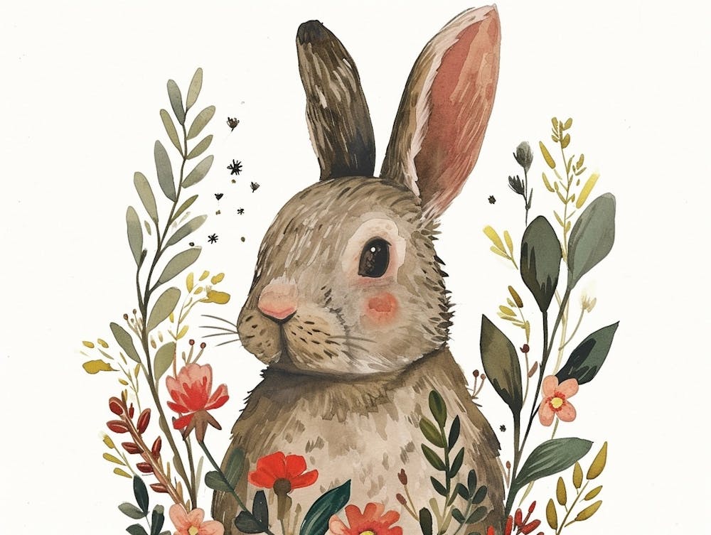Little Floral Rabbit 2