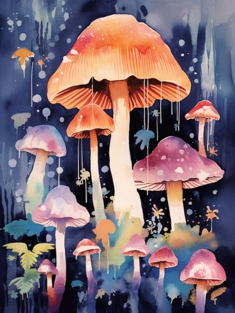 Mushroom Watercolour 11