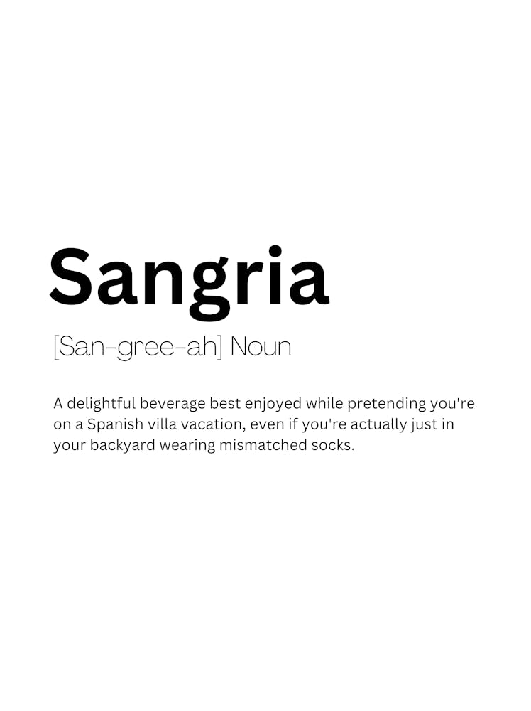 Sangria Definition Bedeutung