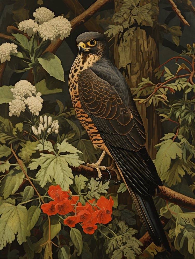 Dark And Moody Botanical Falcon 3