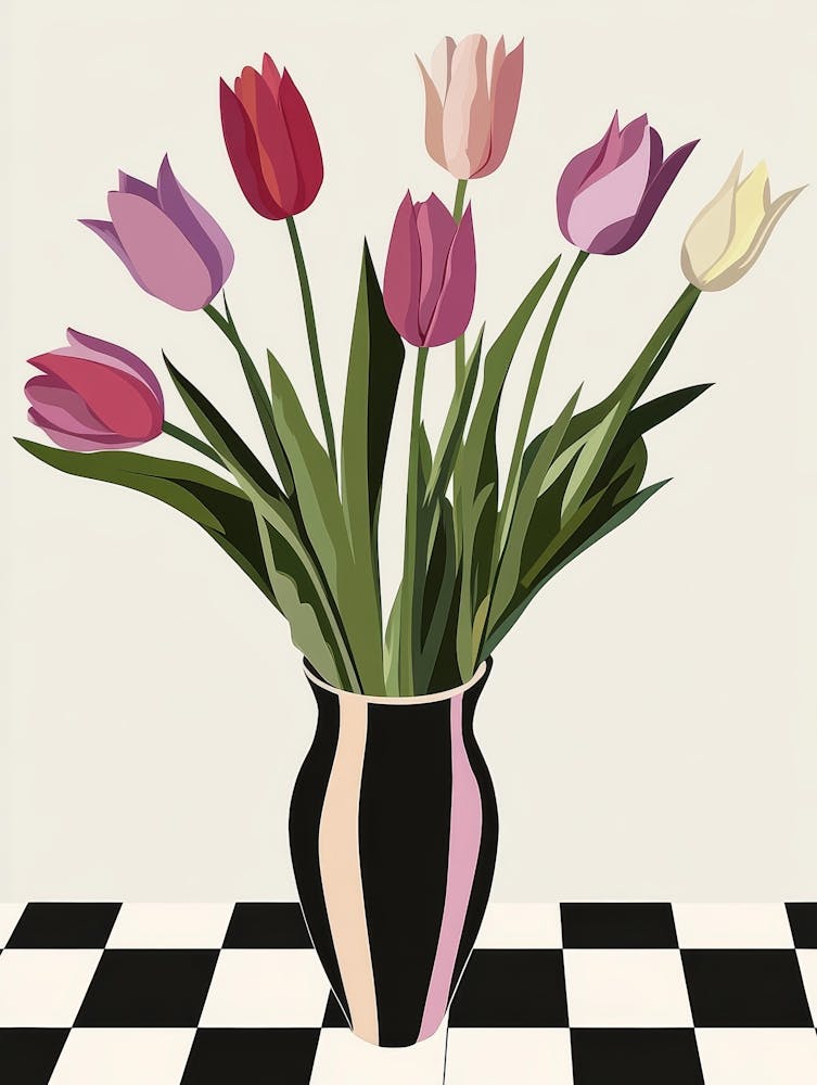 Tulips In A Vase 83
