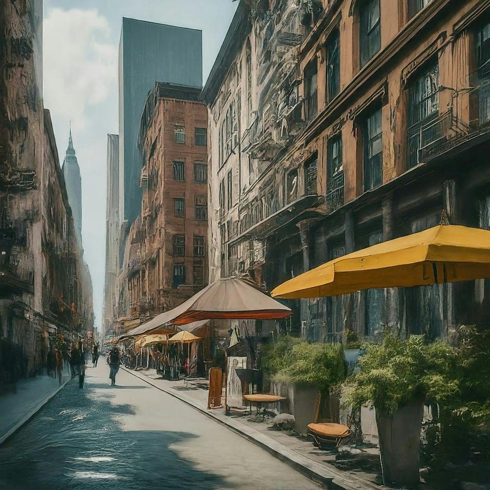 New York City Street Scene
